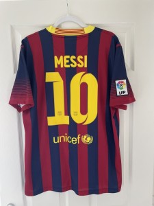 *Original*2013/14 FC Barcelona Large Home Shirt *Messi 10* for sale on Ebay