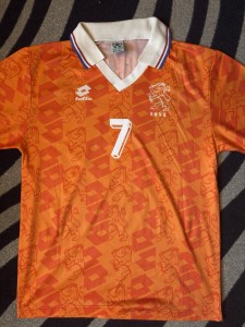 Authentic Lotto Netherlands 1993 Home Shirt #7 Dennis Bergkamp for sale on Ebay