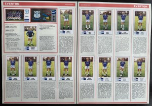 EVERTON signed 1983 Panini Sticker Team set KENDALL SOUTHALL HEATH SHARP SHEEDY for sale on Ebay
