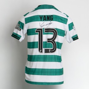 CELTIC FAMINE MEMORIAL SIGNED SHIRT – HYUNJUN YANG, NUMBER 13 for sale on Ebay