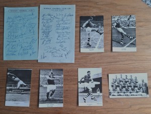 Burnley (1960's) Postcards (x6) / Pre-Printed Autographs Sheets (x2). for sale on Ebay