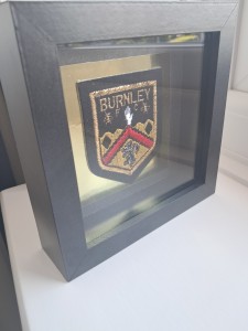 Burnley FC Embroidered Gold Badge/Patch - Vintage - Original ARC for sale on Ebay