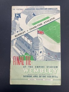 1947 BURNLEY V CHARLTON ATHLETIC 26-04-1947 FA CUP FINAL @ WEMBLEY for sale on Ebay