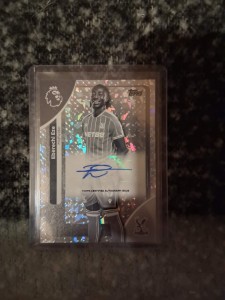 topps premier league 2025/26 Eberechi Eze /75 auto crystal palace for sale on Ebay