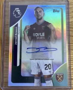 Topps Premier League 2026 - Jarrod Bowen Auto West Ham United Autograph Signed for sale on Ebay