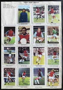 WEST HAM UTD signed 1972/73 FKS Team sticker set BOBBY MOORE CLYDE BEST COKER for sale on Ebay
