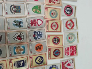 Vintage English Football Club Badge Stickers Job Lot 1970s 1980s for sale on Ebay
