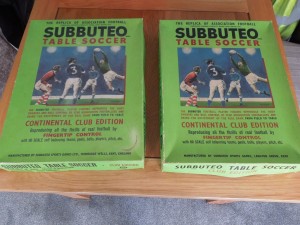 2 EMPTY HW SUBBUTEO FOOTBALL CONTINENTAL CLUB EDITION BOX SETS BOTH WITH INSERTS for sale on Ebay