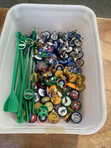 Vintage Subbuteo Mixed Figures & Accessories Job Lot Players Goalkeepers Ref for sale on Ebay