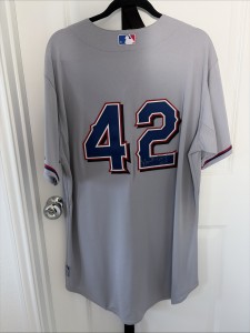 Yorvit Torrealba Signed Texas Rangers Jackie Robinson Day Jersey for sale on Ebay