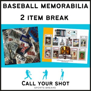 Texas Rangers 2 Autographed Items Live BoxBreak - Jersey & HOF Slab for sale on Ebay