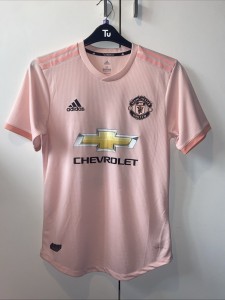 Manchester United 18/19 Away Shirt Pink Climachill Player Spec Men’s Medium for sale on Ebay