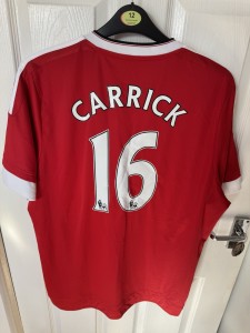 Adidas Men’s Manchester United 2015-2016 Home Football Shirt Size XL Carrick #16 for sale on Ebay