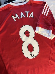 Manchester United 2015/16 Home Football Shirt Adidas Mata #8 Size Large for sale on Ebay