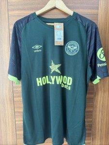Brentford football club 2024/25 Third Shirt In Green Size large for sale on Ebay
