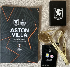 Hospitality Pass Fob Ticket Programme Aston Villa v Salzburg Europa League 2026 for sale on Ebay