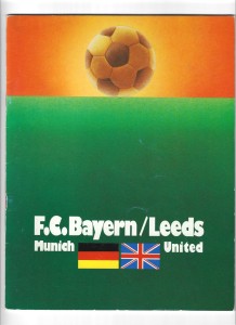 1975 European Cup Final Bayern Munich v Leeds United - PROGRAMME for sale on Ebay