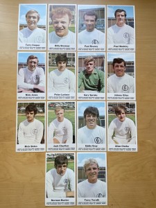14 1960's Leeds United Evening Post & Green Post Newspapers Player Photo Cards. for sale on Ebay