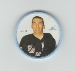 1968-69 SHIRRIFF COINS RANGERS NEW-YORK # 16 RON STEWART EX. for sale on Ebay