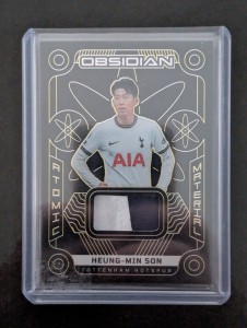 Heung-Min Son Tottenham Hotspur Obsidian Atomic Material Patch 3/5 Panini for sale on Ebay