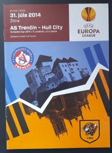 2014/15 AS TRENCIN v HULL CITY UEFA Europa League for sale on Ebay