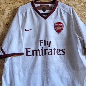 Nike Arsenal Away Football Shirt XXL Herbert Chapman White Short Sleeves  for sale on Ebay