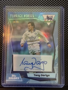 Topps 2026 Premier League Decades 1990’s Tony Dorigo Leeds United Autograph /99 for sale on Ebay
