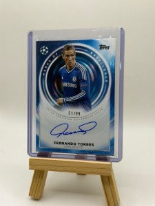 Fernando Torres /99 Marks Of Excellence Chelsea Auto On Card Topps for sale on Ebay