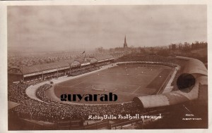 Aston Villa Football Ground RP of Stadium, original postcard for sale on Ebay