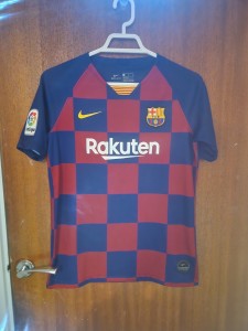 Barcelona 2019-20 home shirt for sale on Ebay