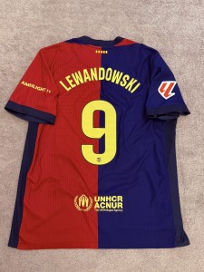Barcelona ADV 24/25 LEWANDOWSKI 9 Shirt for sale on Ebay