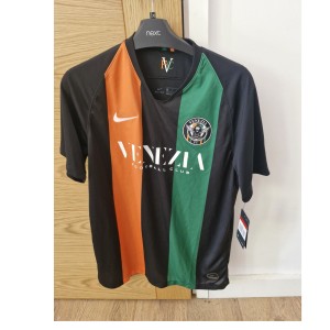 Nike Venezia FC Home Dri-FIT Football Shirt Short Sleeve Adult L Black for sale on Ebay
