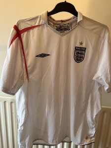 Vintage Umbro England Home Football Shirt 2005-07 Season Size 2XL Good condition for sale on Ebay
