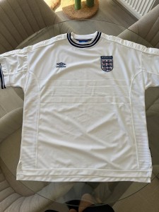 England Football Retro Home Shirt 2000-2002 Men’s XL World Cup Umbro for sale on Ebay
