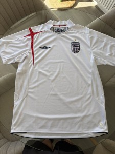 England Football Retro Home Shirt 2005-2007 Men’s XL World Cup Umbro for sale on Ebay