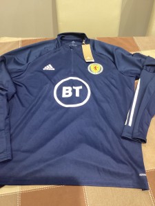 Scotland Training Top Size XL brand new tagged BT sponsor for sale on Ebay
