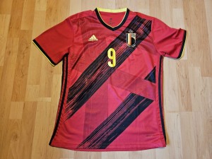 Belgium Adidas Lukaku Home Shirt Xl for sale on Ebay