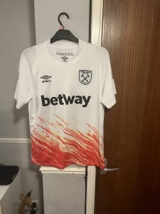 West Ham Away Football Shirt Size Is A Medium for sale on Ebay