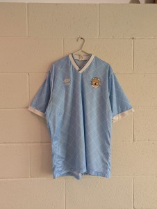 MANCHESTER CITY 1988/1989 HOME FOOTBALL SHIRT UMBRO VINTAGE JERSEY SIZE L for sale on Ebay