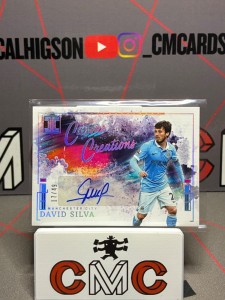 2024-25 panini impeccable David Silva canvas creations auto /49 Manchester City for sale on Ebay
