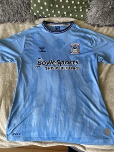 Coventry City Home 2021-22 Shirt Europe XL USA L Used Some Snags See Pictures for sale on Ebay