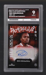 Rio Ngumoha Liverpool Rookie Topps Knockout Numbered 3/5 Autograph ACE 9 for sale on Ebay