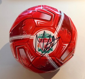 Mohamed Salah Signed Liverpool Football with Certificate of Authenticity (COA) for sale on Ebay