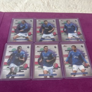 Topps PL Chrome Finest 2026 - 6x Uncommon base bundle - Everton for sale on Ebay