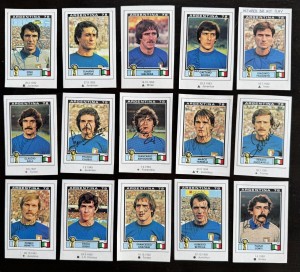 ITALY 1978 World Cup team signed Panini sticker Lot PAOLO ROSSI GAETANO SCIREA for sale on Ebay