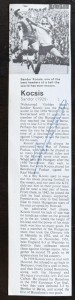SANDOR KOCSIS signed 1970 Magazine World Cup Photo Feature Bio HUNGARIA for sale on Ebay