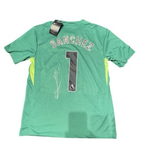 Robert Sanchez Signed Goal Keeper Shirt With Proof Hand Signed for sale on Ebay