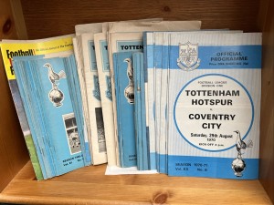 90 Job Lot Spurs Programmes Various Games 1966-1971. for sale on Ebay