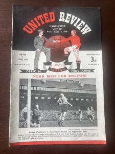 Manchester United v Stoke 51/2 Programme for sale on Ebay