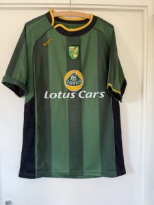 Norwich City Lotus Shirt Medium Superb Condition Away Kit Jersey Shirt for sale on Ebay